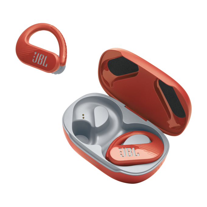 JBL Endurance Peak 3 - Coral - Dust and water proof True Wireless active earbuds - Detailshot 8 image number null